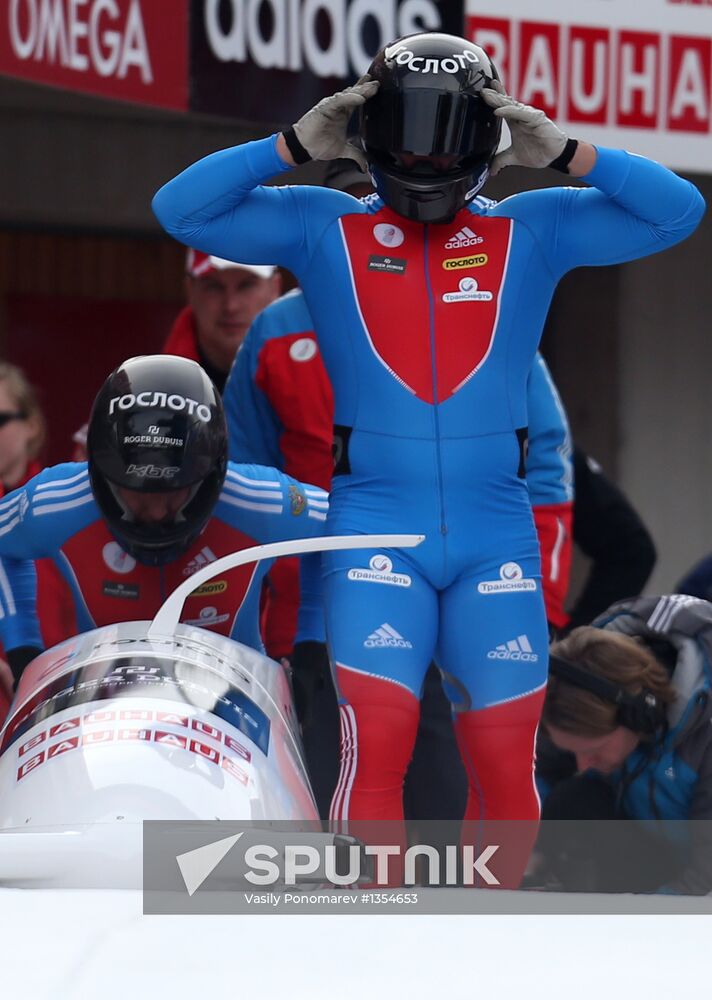FIBT Bobsleigh and Skeleton World Championships. Day three