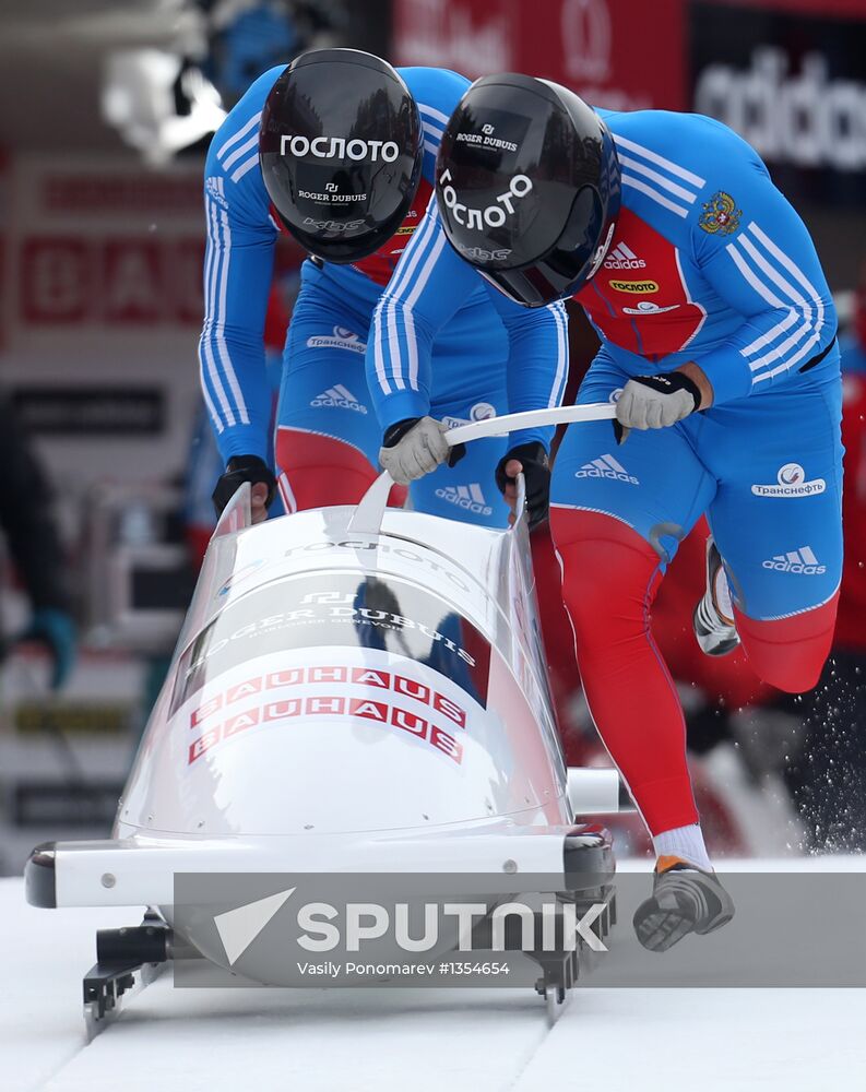 FIBT Bobsleigh and Skeleton World Championships. Day three