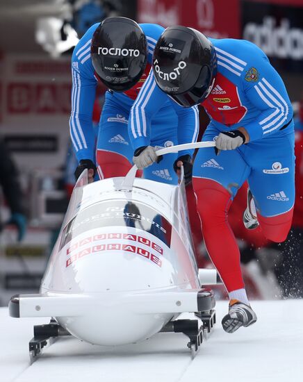 FIBT Bobsleigh and Skeleton World Championships. Day three