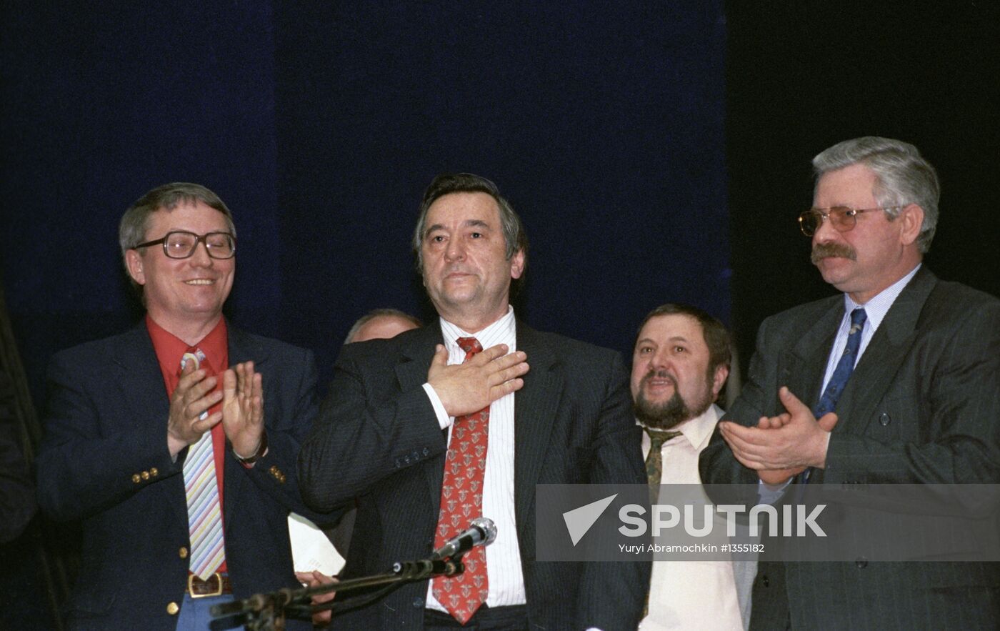 Vladimir Bondarenko, Alexander Prokhanov, and Alexander Rutskoy