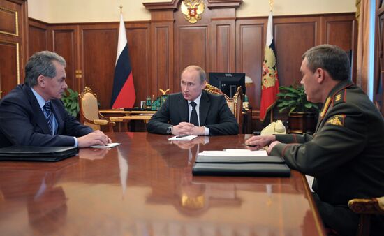 Russian Defense Plan presented to Vladimir Putin for approval