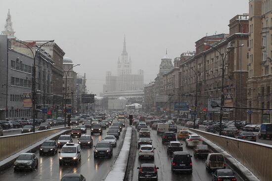 Traffic in Moscow