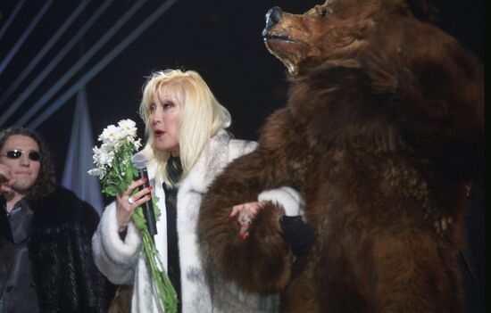 Actress and singer Irina Miroshnichenko