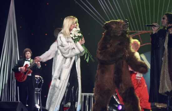 Actress and singer Irina Miroshnichenko