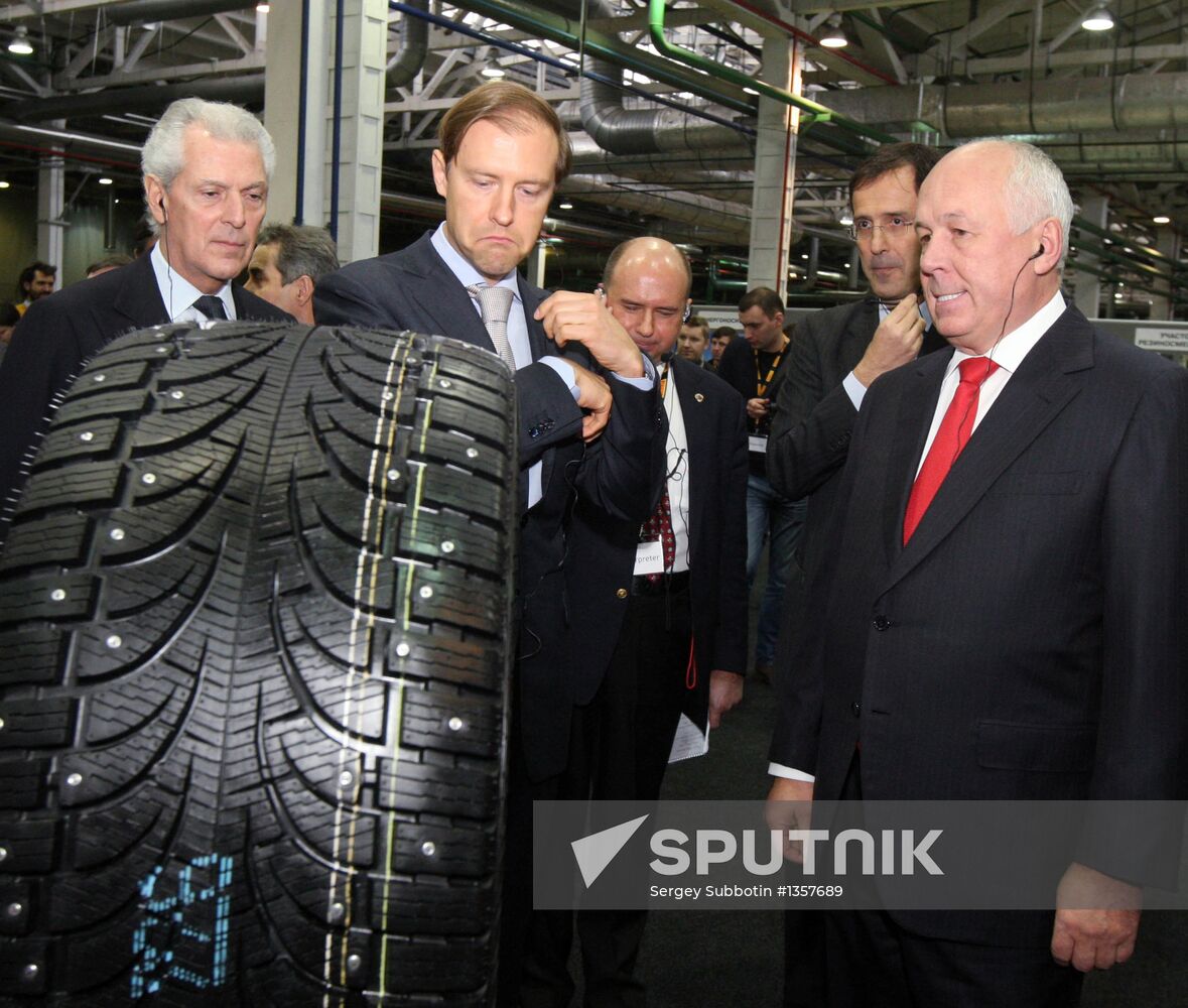 Launch of Pirelli production line at Voronezh Tire Plant