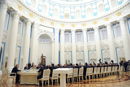 Russian Government holds expanded format meeting in the Kremlin