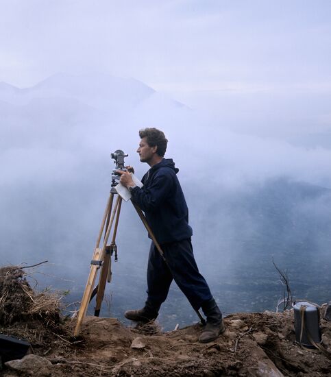 Geologist and land surveyor Andrei Gud