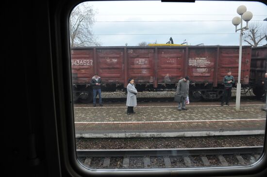 Travel from Moscow to Sochi by train