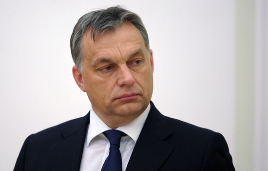 Vladimir Putin meets with Viktor Orban in the Kremlin