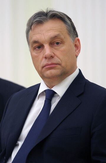 Vladimir Putin meets with Viktor Orban in the Kremlin