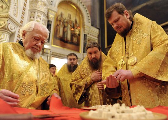 Patriarchal liturgy on enthronement anniversary