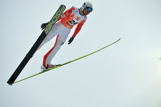 FIS Nordic Combined World Cup. Round 8. Training sessions
