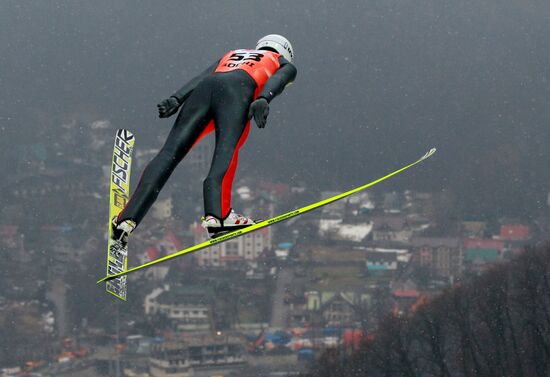 FIS Nordic Combined World Cup. Round 8. Training sessions