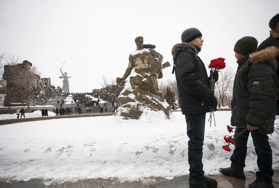 70th anniversary of Battle of Stalingrad celebrated in Volgograd
