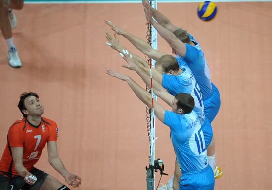 Volleyball Superleague. Dynamo (Moscow) - Belogorye