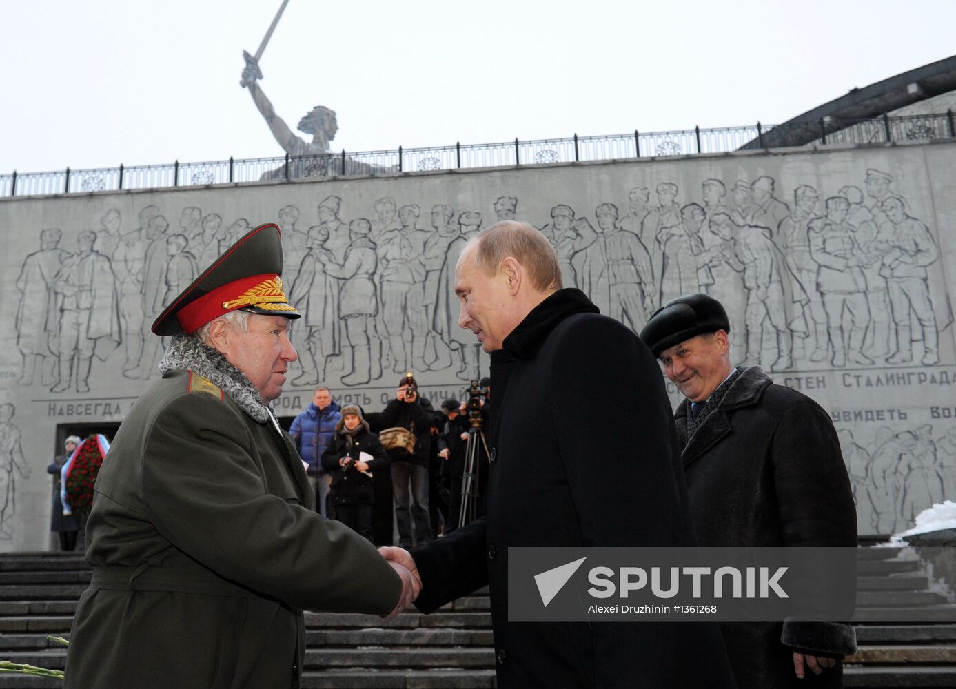 V. Putin at events on 70th anniversary of Stalingrad victory