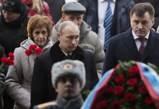V. Putin at events on 70th anniversary of Stalingrad victory