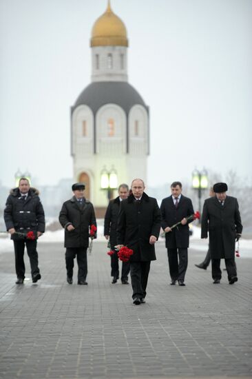 V. Putin at events on 70th anniversary of Stalingrad victory