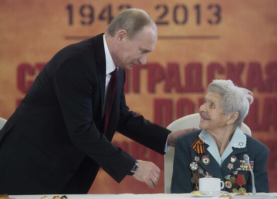V. Putin at events on 70th anniversary of Stalingrad victory