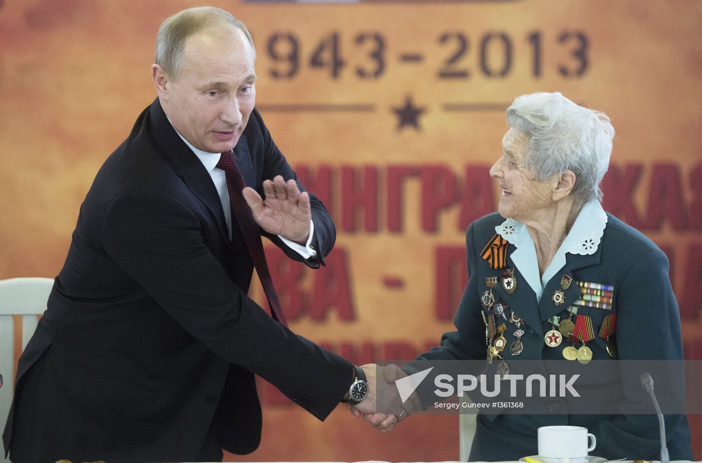 V. Putin at events on 70th anniversary of Stalingrad victory