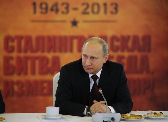 V. Putin at events on 70th anniversary of Stalingrad victory