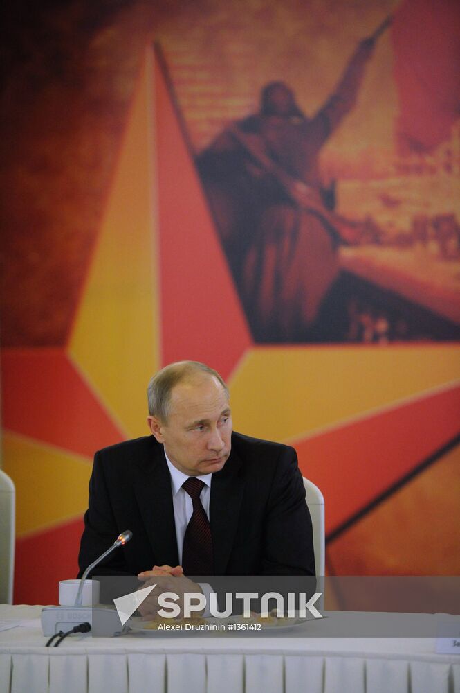 V. Putin at events on 70th anniversary of Stalingrad victory
