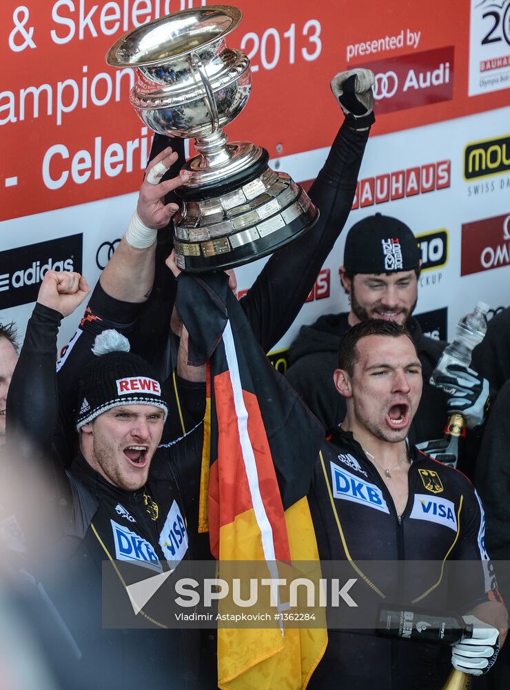 FIBT Bobsleigh and Skeleton World Championships. Day ten