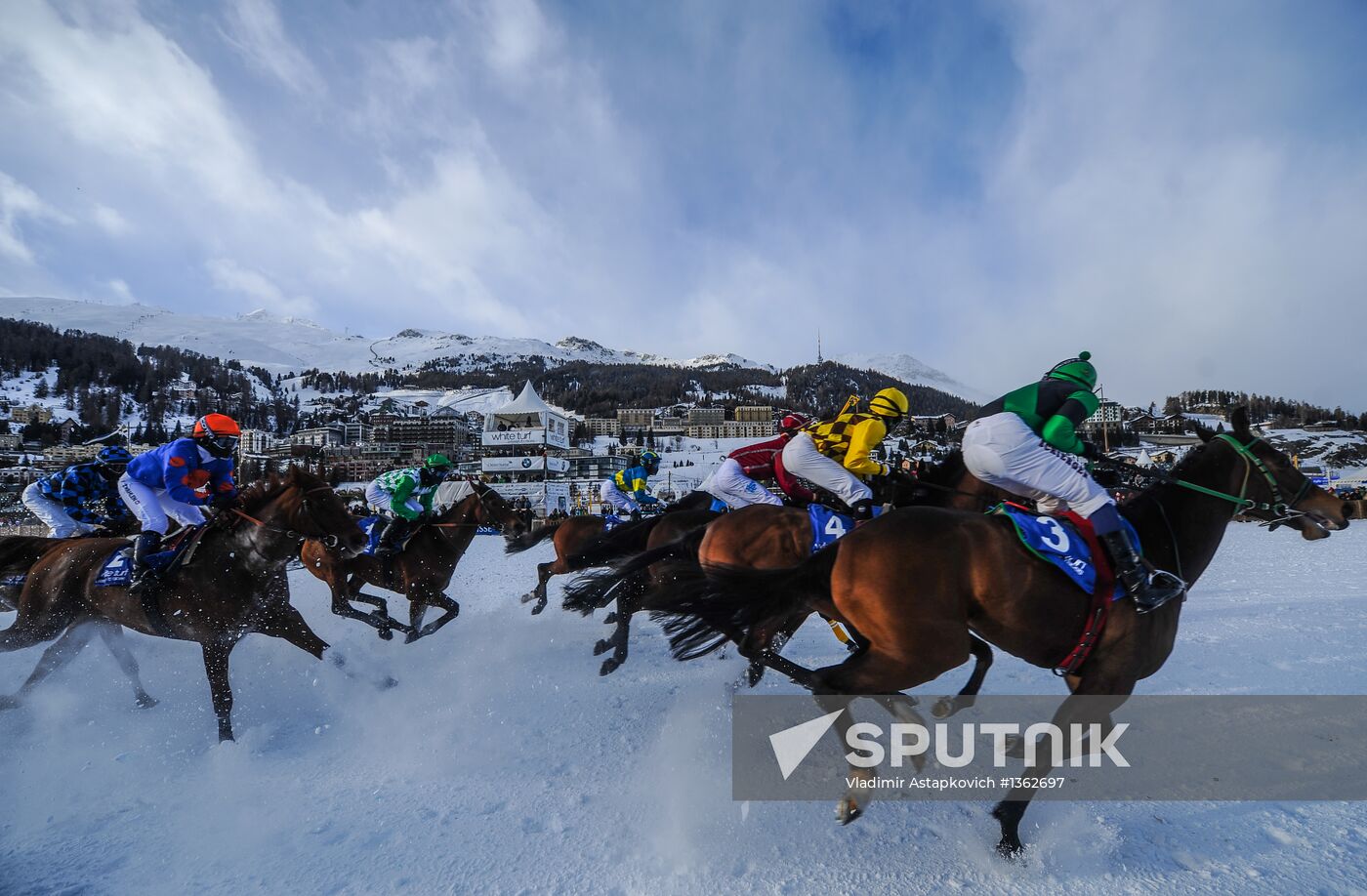White Turf 2013 St.Moritz Horse Race