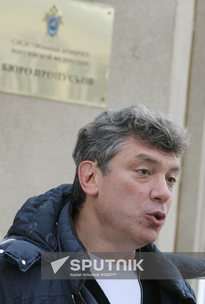 Boris Nemtsov summoned to Investigative Committee