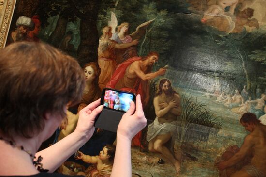 Pushkin Fine Arts Museum buys painting The Baptism of Christ