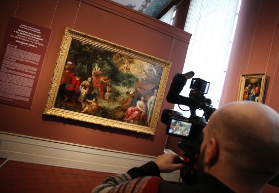 Pushkin Fine Arts Museum buys painting The Baptism of Christ