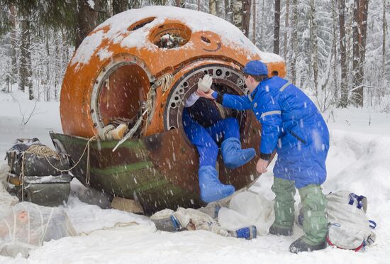 Winter training of crews in Y.A. Gagarin CTC