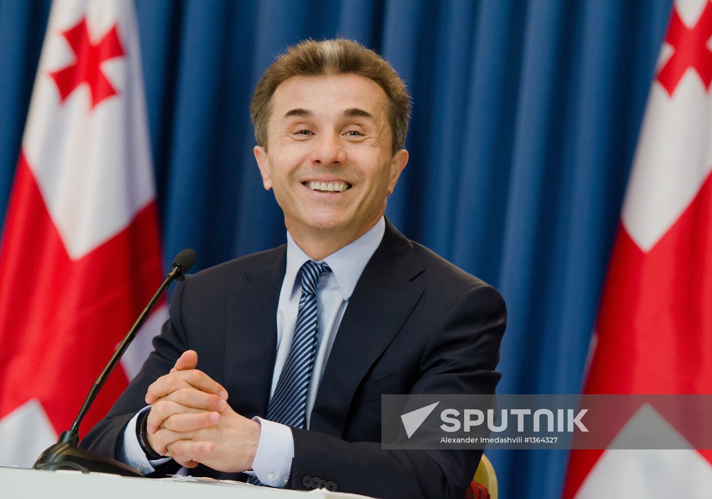 News conference with Prime Minister of Georgia B.Ivanishvili