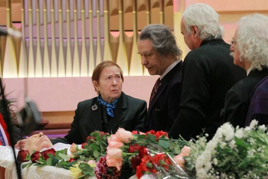 Farewell ceremony for composer Oskar Feltsman