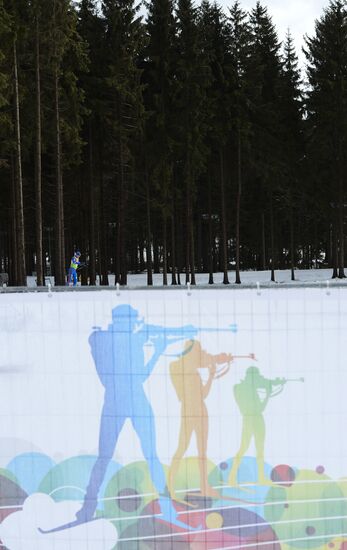 Biathlon World Championships: Training sessions