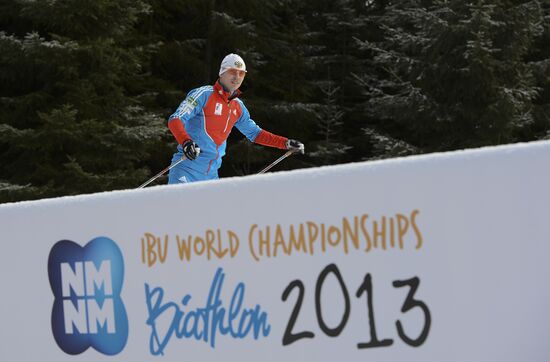 Biathlon World Championships: Training sessions