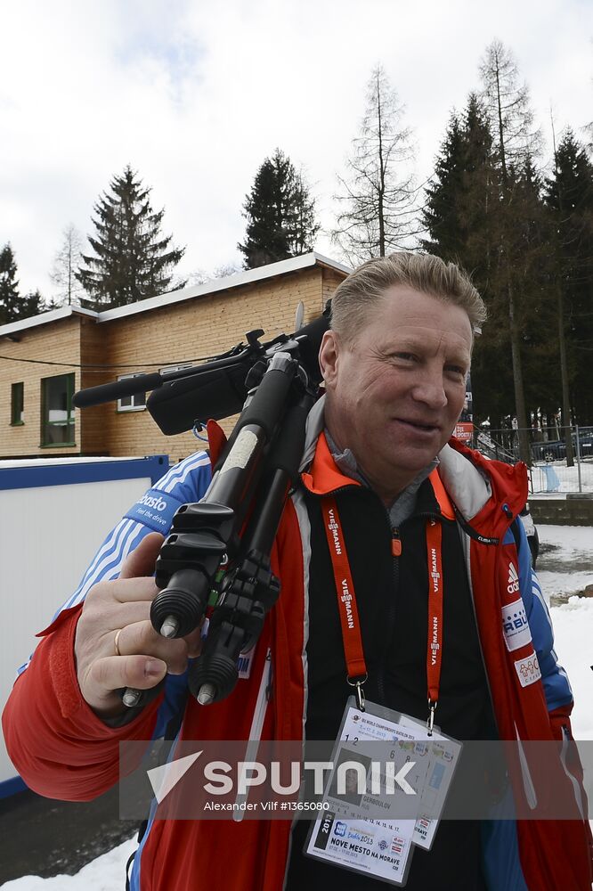 Biathlon World Championships: Training sessions