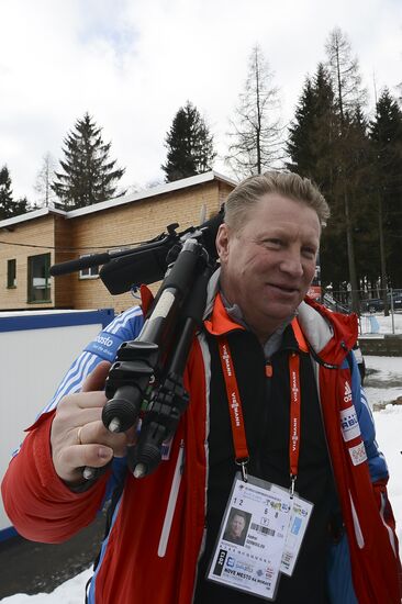 Biathlon World Championships: Training sessions