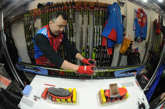 Biathlon World Championships. Training sessions