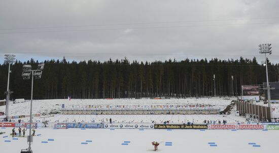 Biathlon World Championships: Training sessions