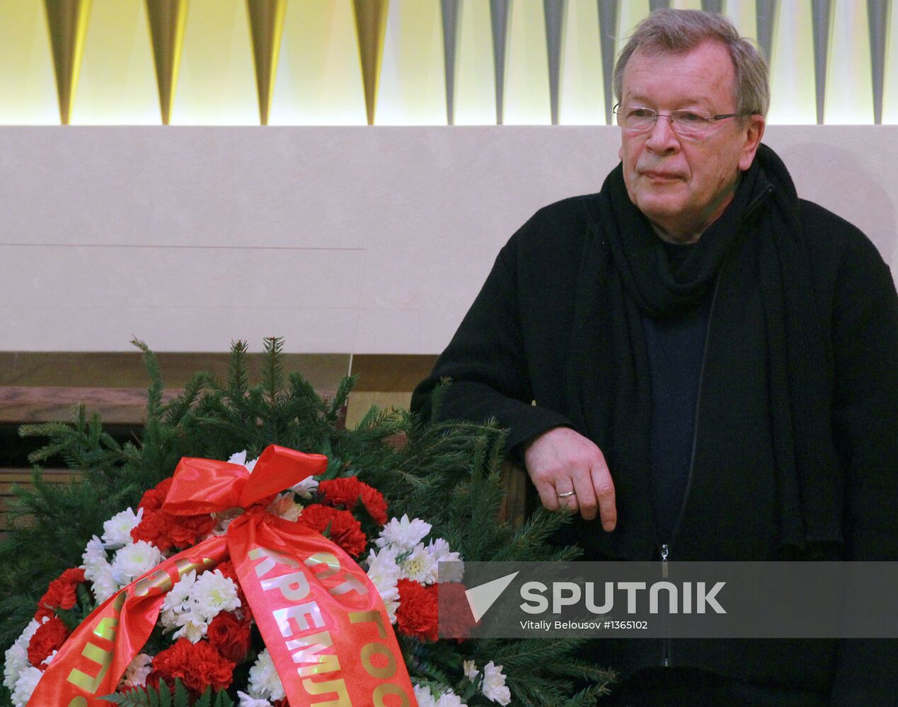 Farewell ceremony for composer Oskar Feltsman