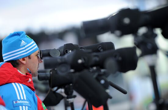 Biathlon World Championships: Training sessions