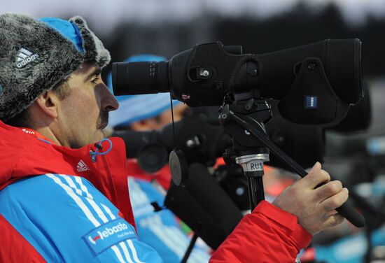 Biathlon World Championships: Training sessions