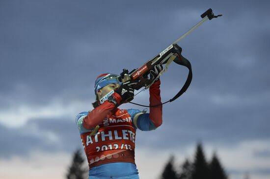 Biathlon World Championships: Training sessions