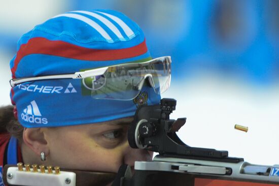 Biathlon World Championships. Training sessions