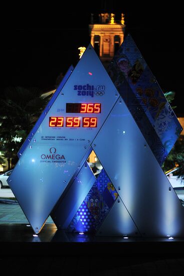 365 Days on Olympics countdown clock