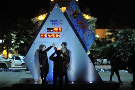 365 Days on Olympics countdown clock