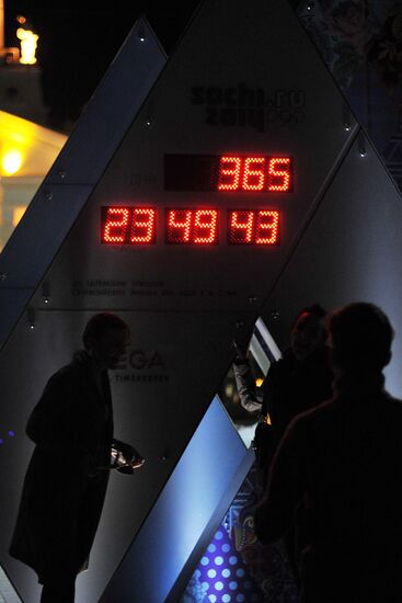 365 Days on Olympics countdown clock