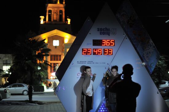 365 Days on Olympics countdown clock