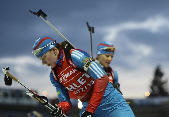 Biathlon World Championships: Training sessions
